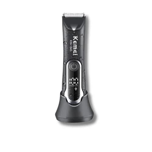 Máquina Kemei Km-1845 Cerâmica Sem Fio Recarregável Preto 127/220v - 3