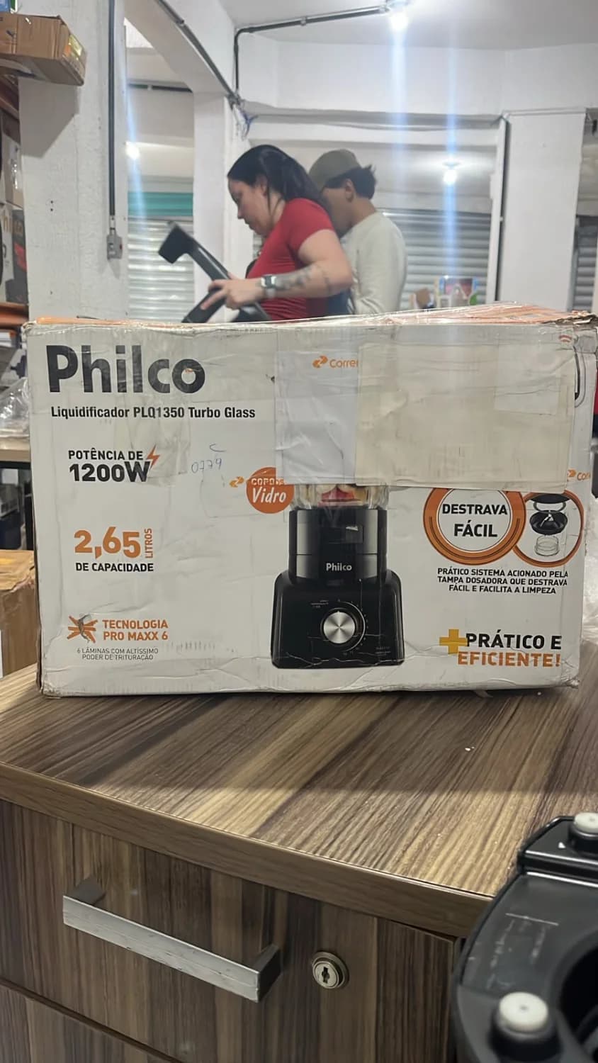 Liquidificador Philco PLQ1350 Turbo Glass 1200W 2,65L Copo de Vidro 6 Lâminas – 220V - 3