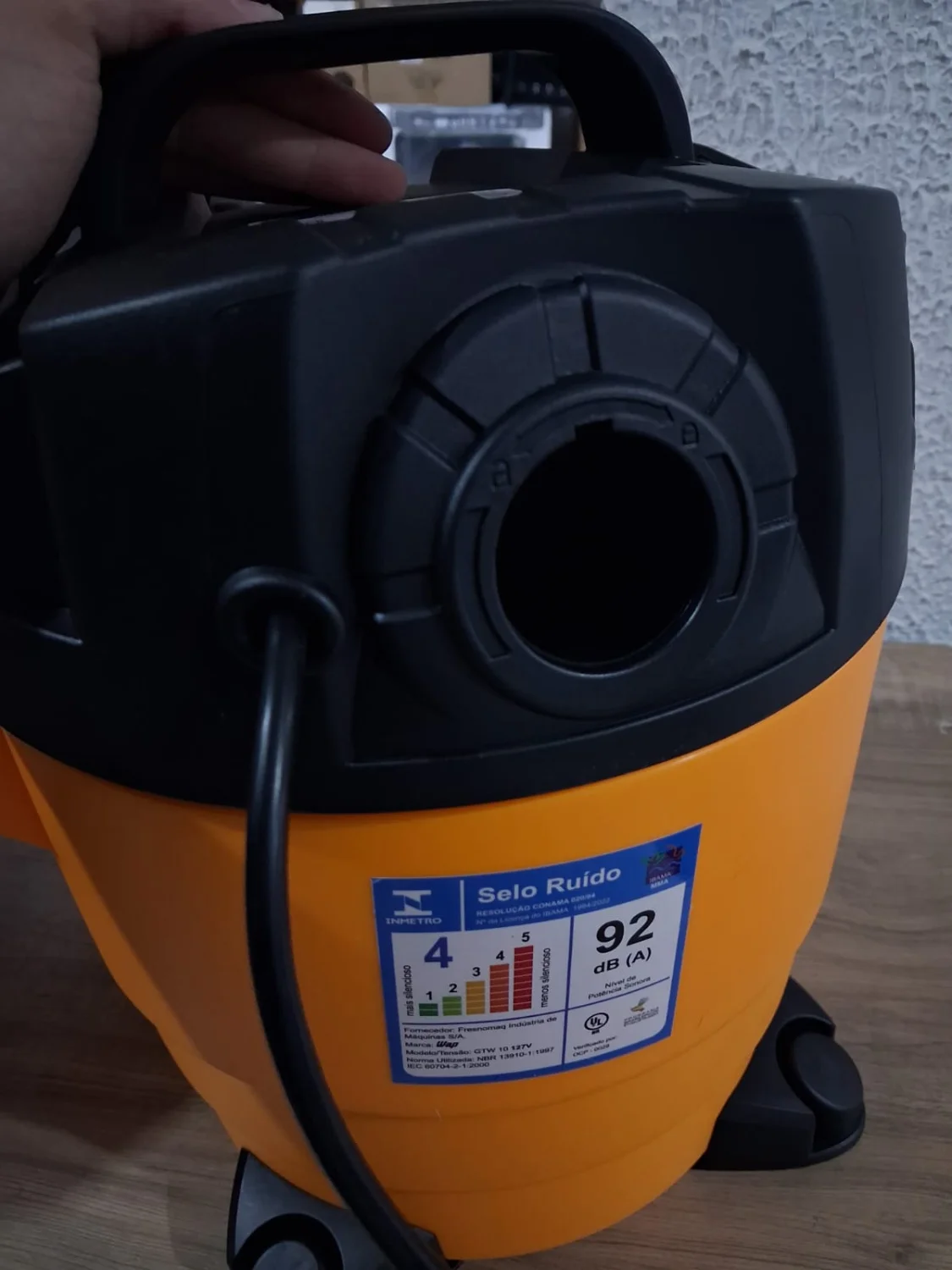 Aspirador de Água e Pó WAP GTW 10 1400W 10L 110V – Sem Mangueira - 2