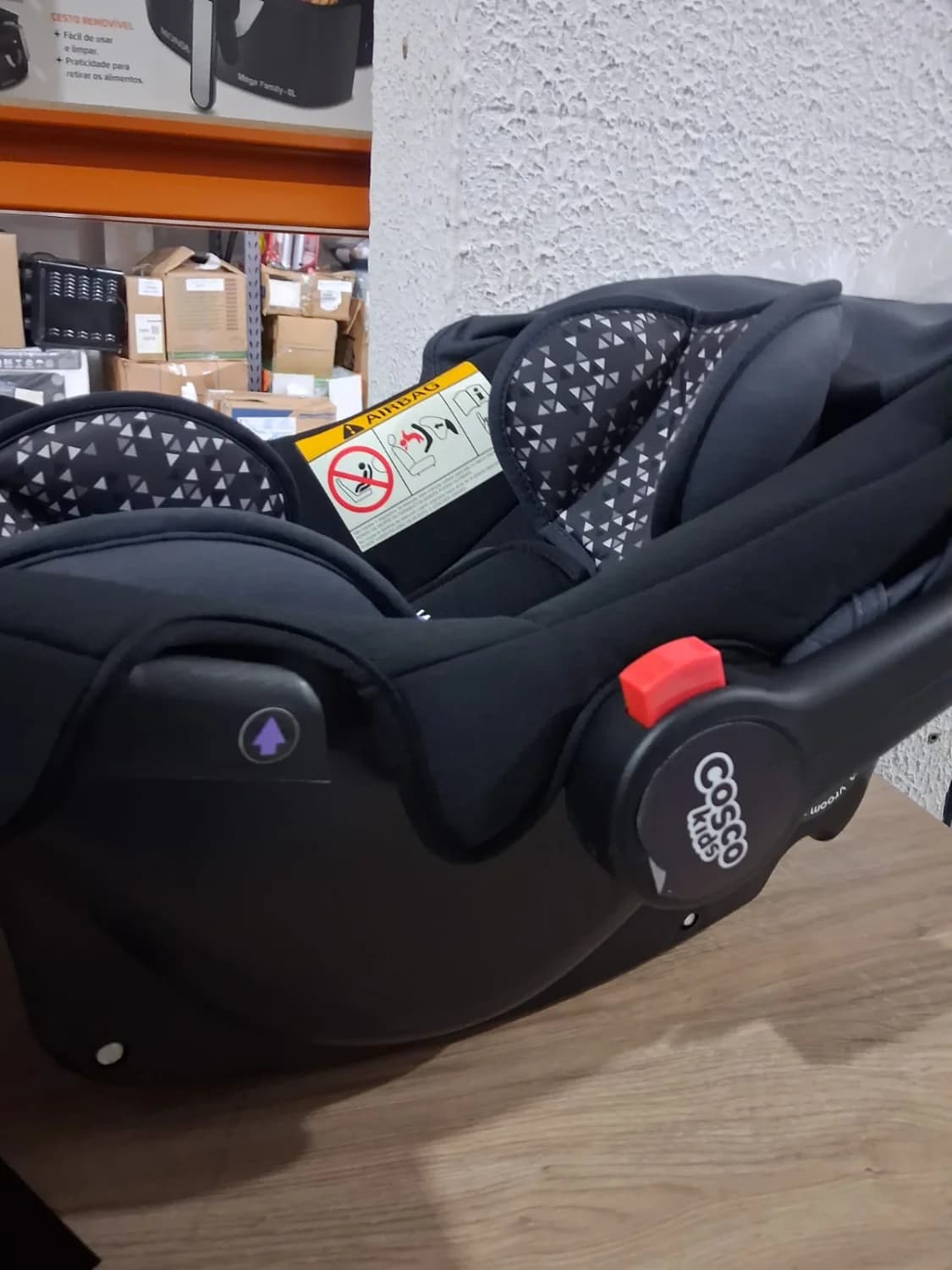 Bebê Conforto Cosco Kids Wizz Preto com Alça – Cadeirinha Infantil para Carro \ 0 a 13 kilos - 5