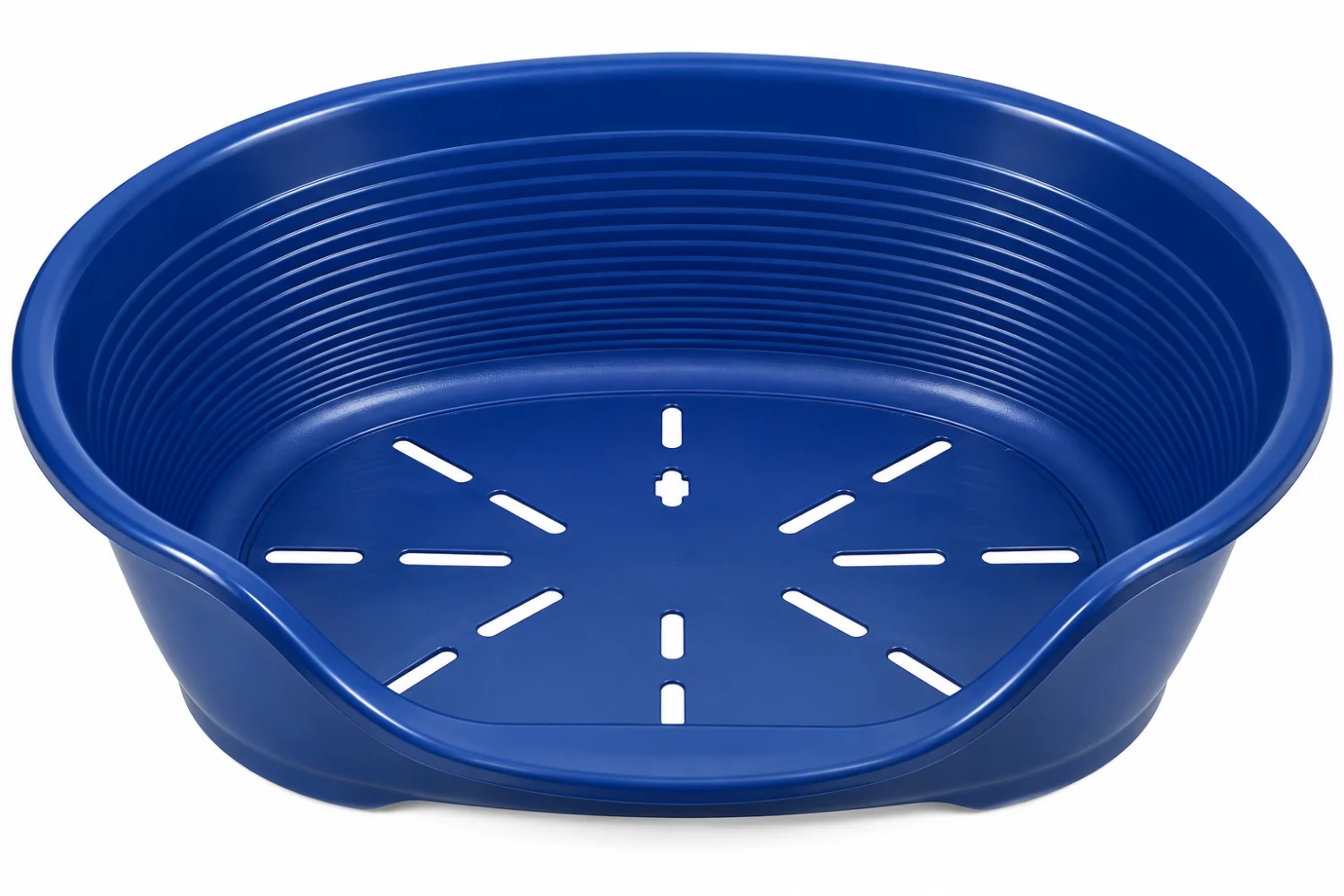 Cama Plástica para Cães e Gatos Siesta Deluxe 2 Azul – Fabricada na Itália - 2
