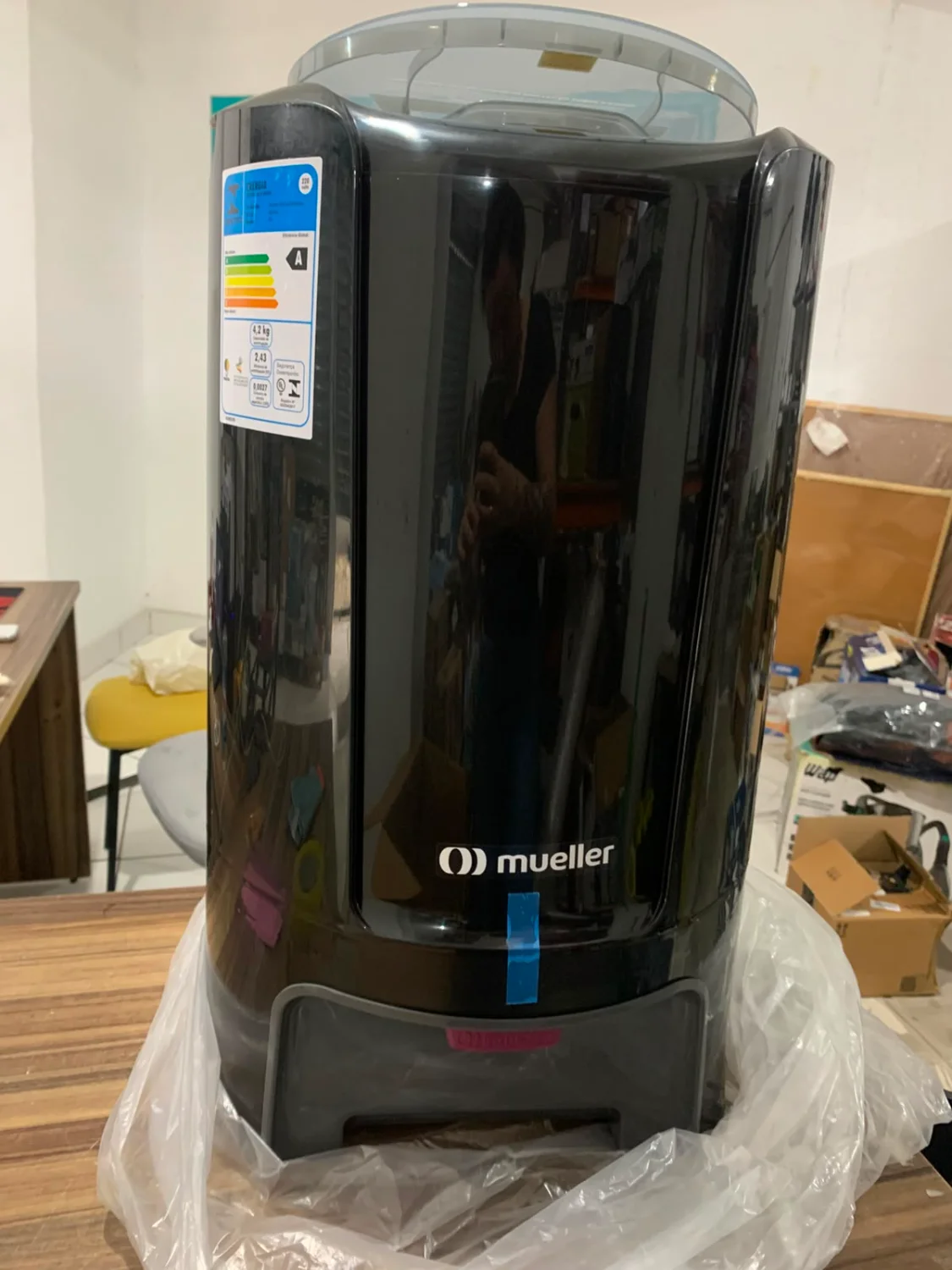 Centrífuga de Roupas Mueller Fit 12,6kg Preta 220V 182W - 7
