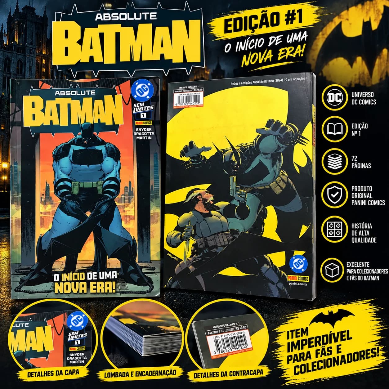 HQ Absolute Batman Nº 1 – O Início de uma Nova Era | Panini Comics - 1