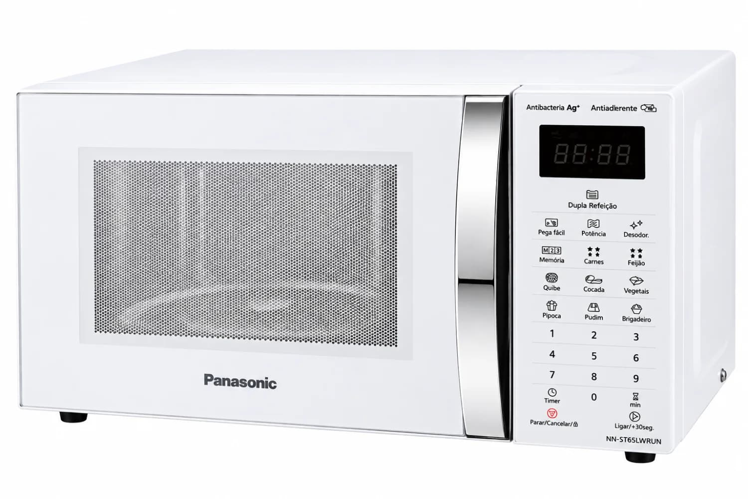 Micro-ondas Panasonic 34L NN-ST65LWRUN 127V Branco Digital – Dupla Refeição \ com avaria - 2