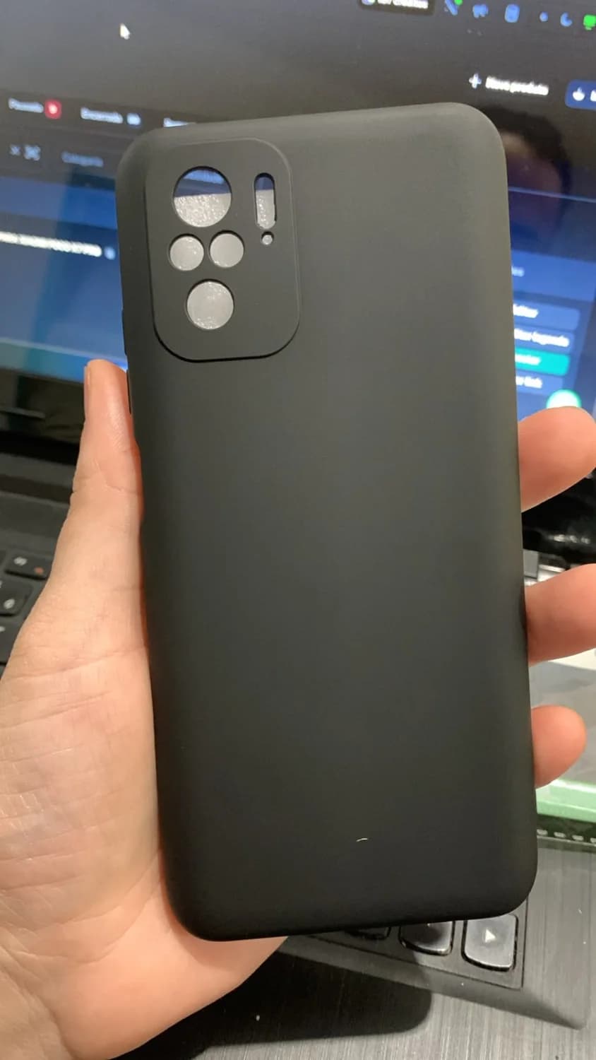 🖤 CAPINHA PRETA PARA XIAOMI REDMI NOTE 10 5G - 2
