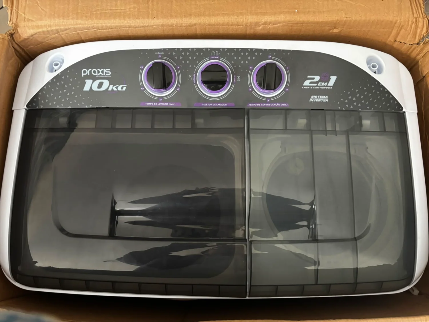 Praxis Máquina de Lavar Roupas 10kg 2 em 1 - 3