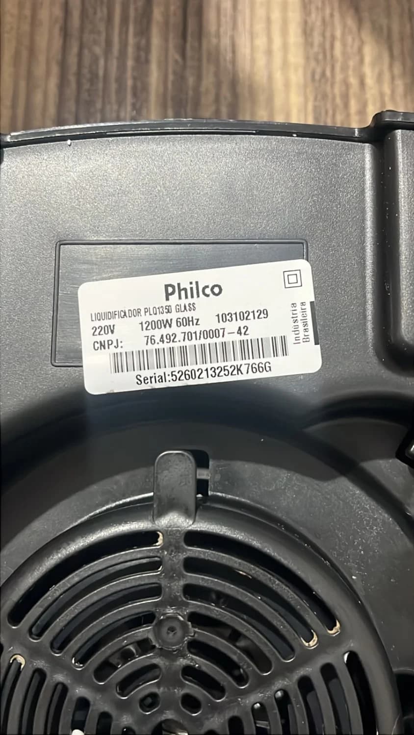 Liquidificador Philco PLQ1350 Turbo Glass 1200W 2,65L Copo de Vidro 6 Lâminas – 220V - 4