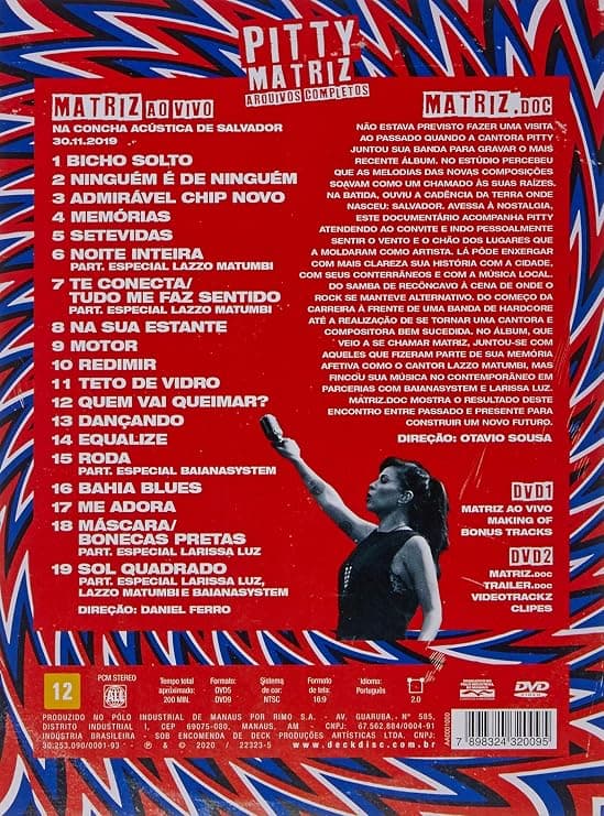 DVD Duplo Pitty – Matriz ao Vivo + Documentário - 3