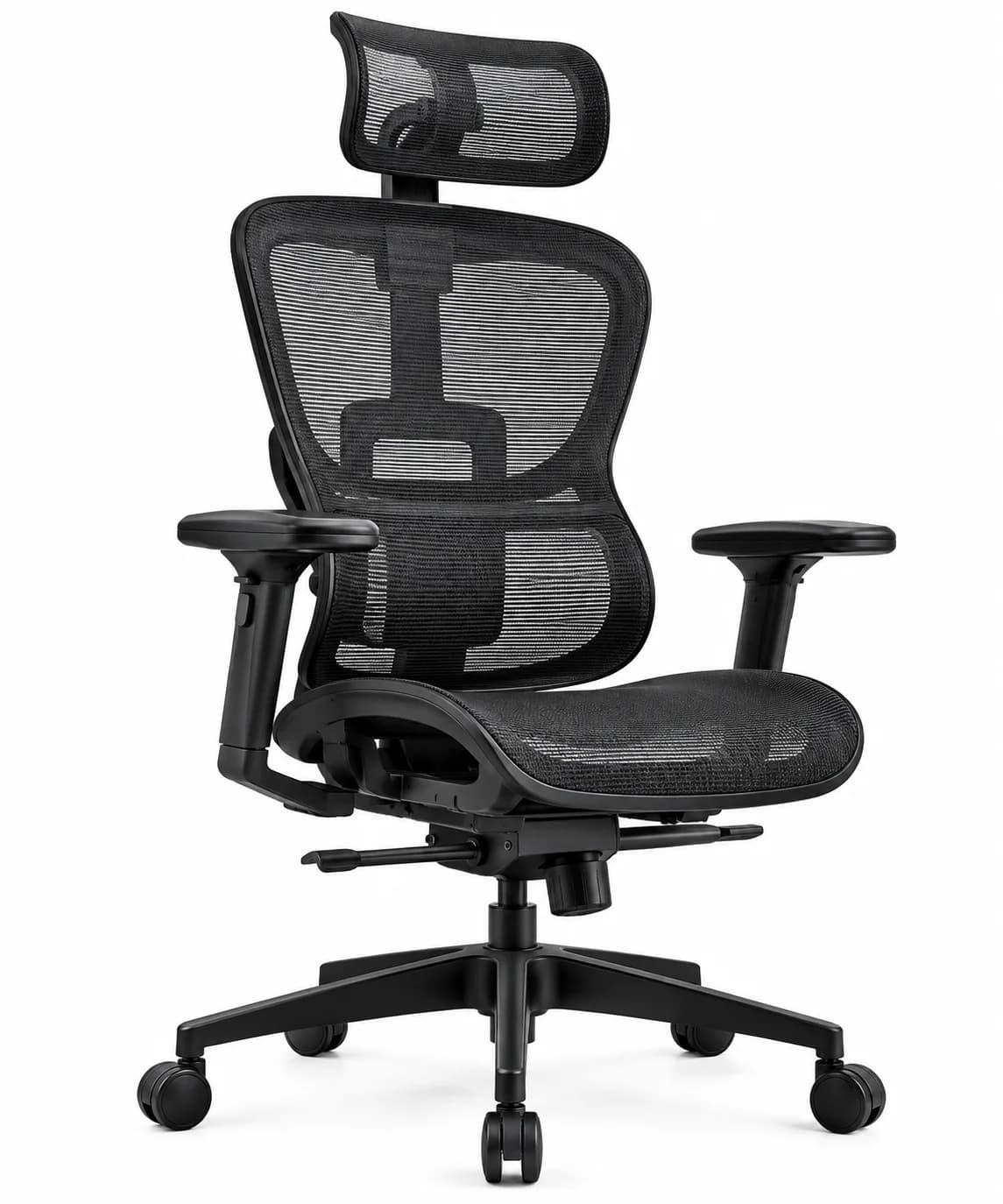 Cadeira de Escritório Ergonômica Elements Vertta Black Special Full Mesh Preta - 2