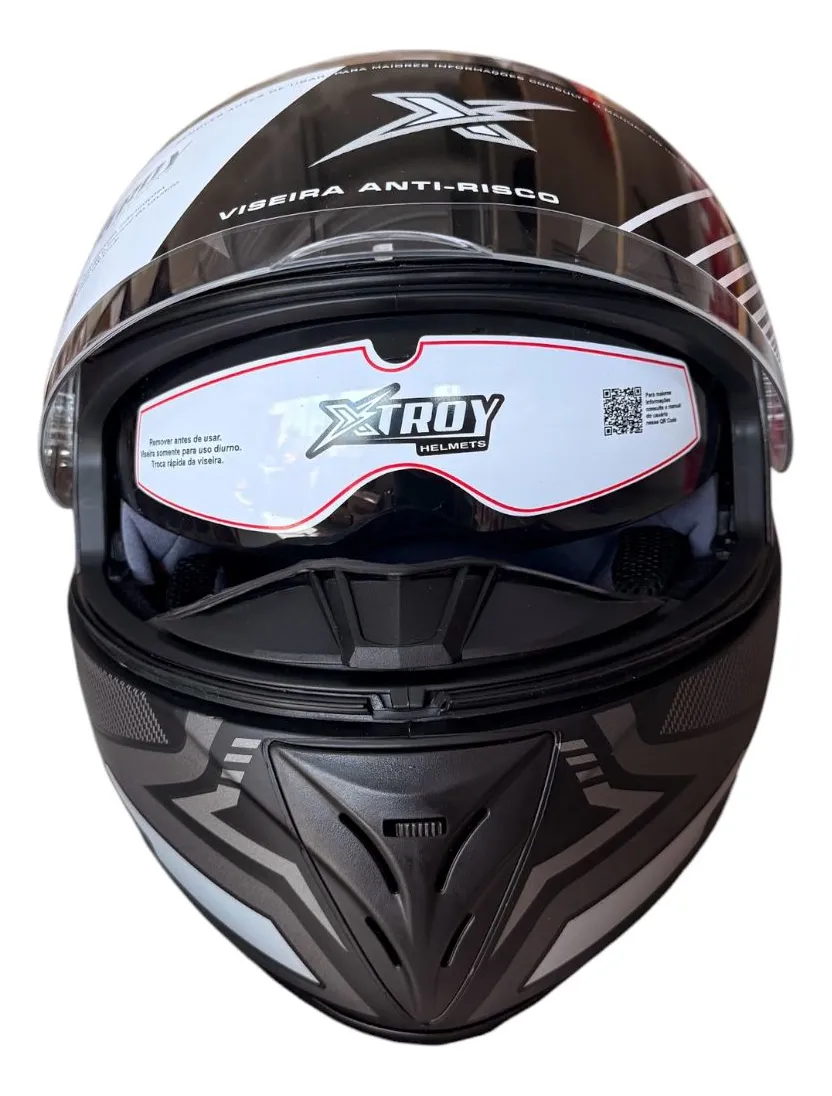 🏍️ Kit Casal: 2 Capacetes X-Troy + 2 Intercomunicadores Bluetooth - 8