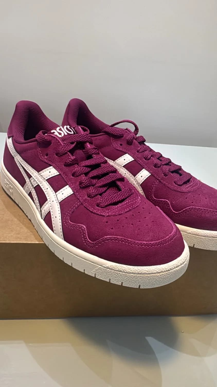 Tênis Asics Japan S Camurça Bordô Nº36 - 1