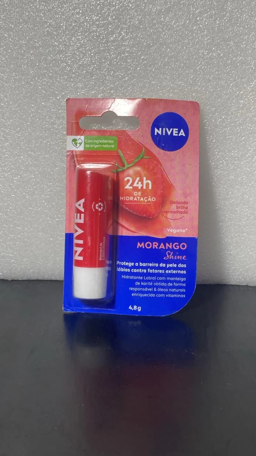 PROTETOR LABIAL NIVEA MORANGO SHINE - 1