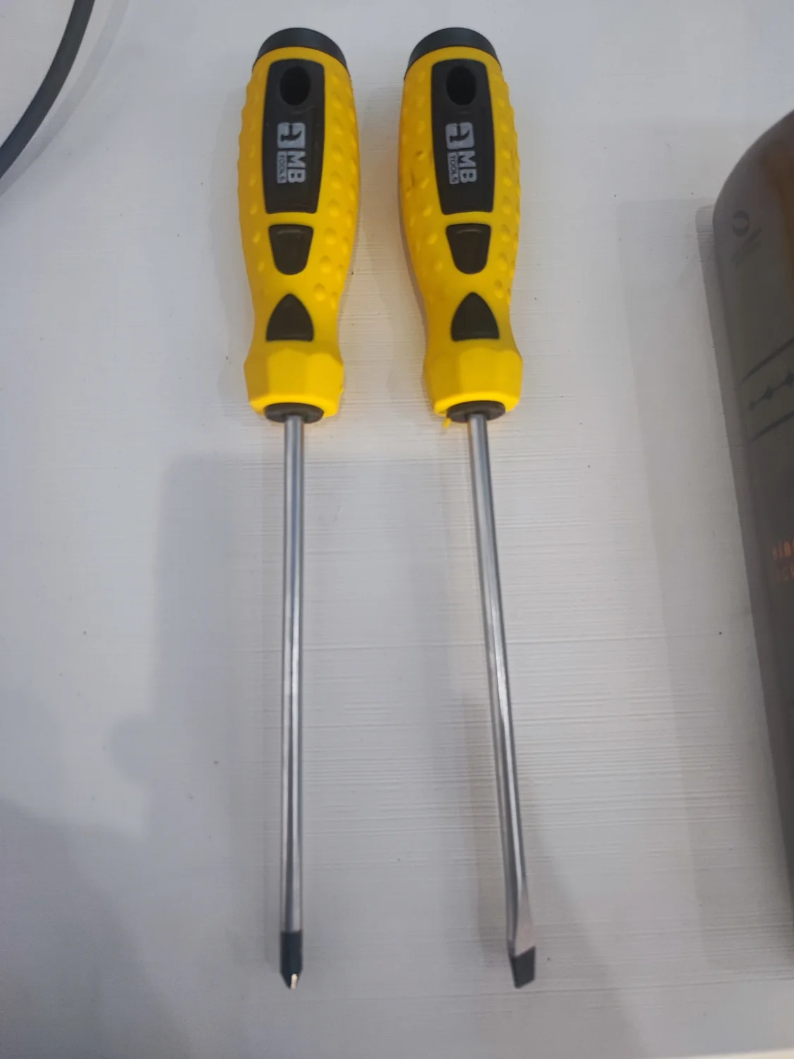 Kit 2x Chaves Cabo Emborrachado Fenda e Philips Ponta Magnetica - 1
