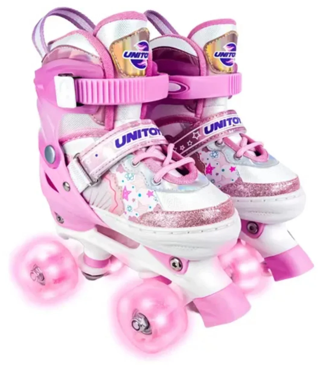 Patins Infantil Iluminado Sereia Ajustável N 30/33 - 1