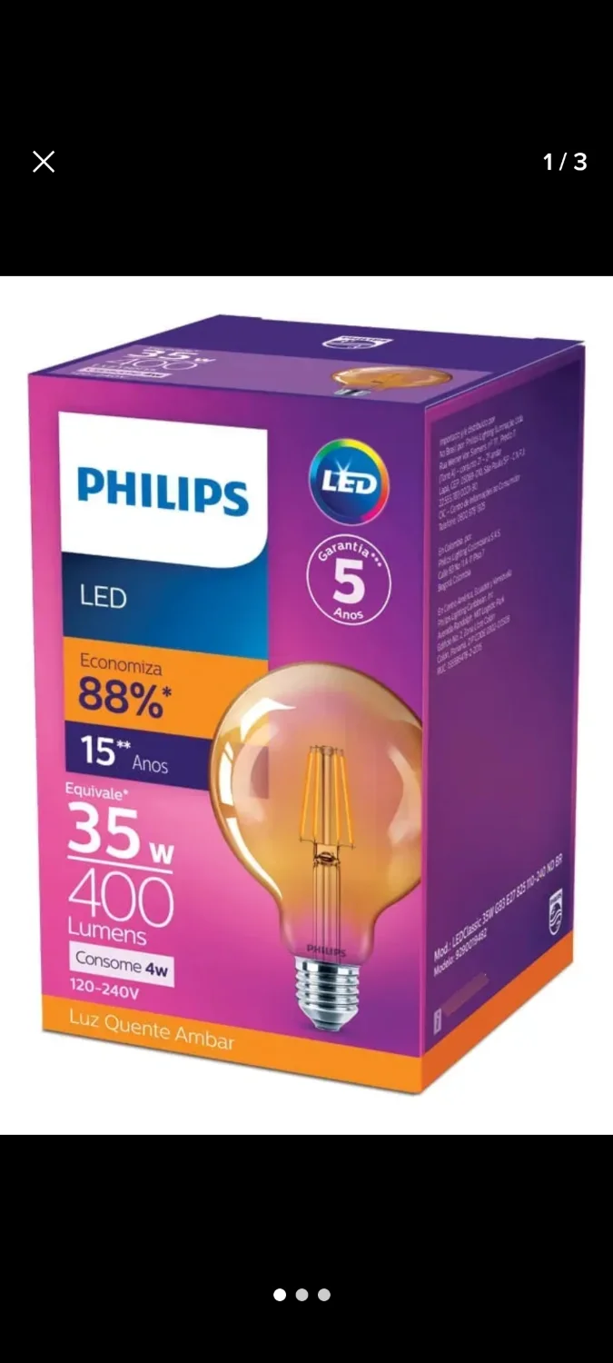 Lâmpada Philips 35w - 1