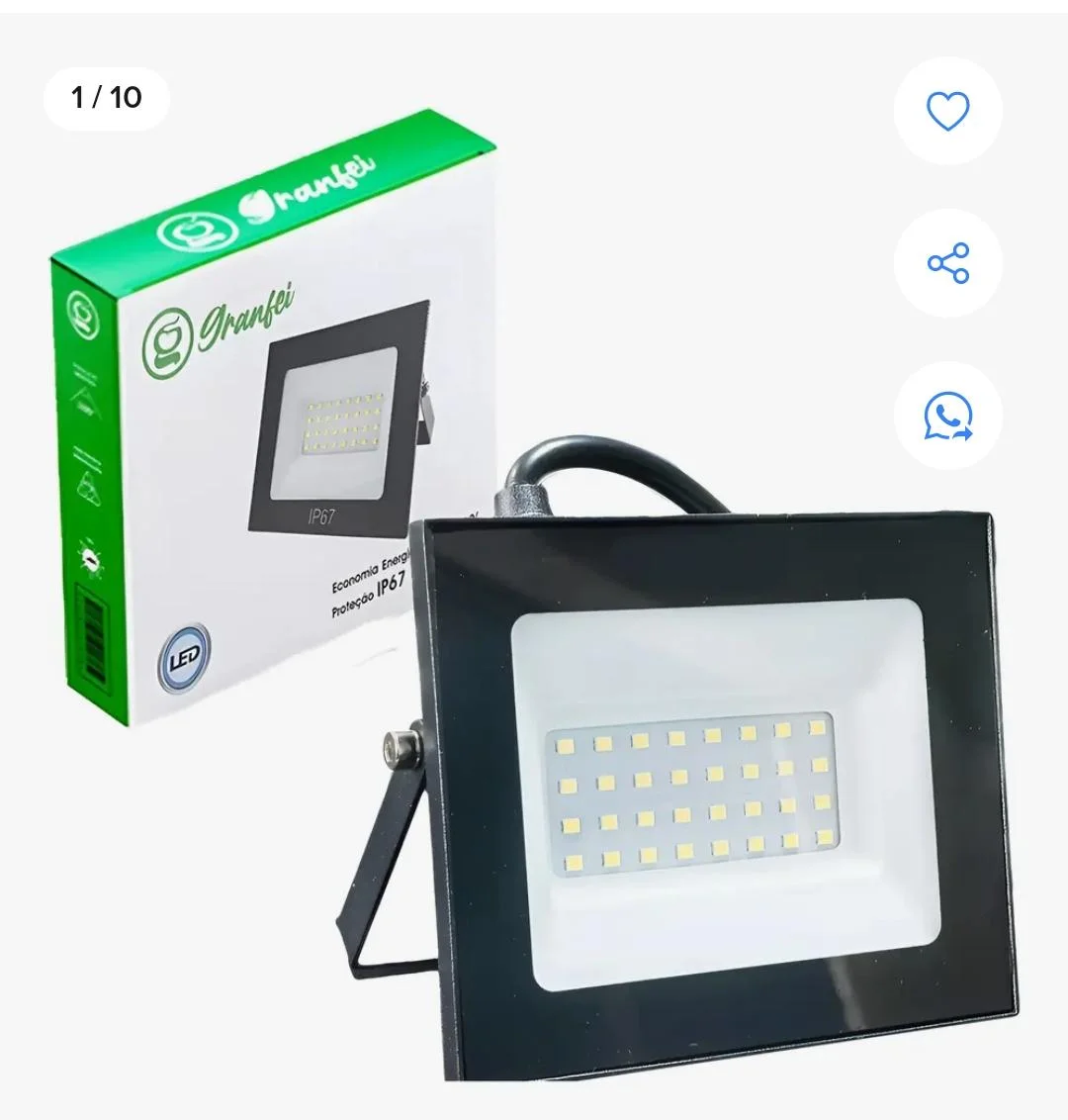 Mini refletor IP67 Bivolt 150w. - 1