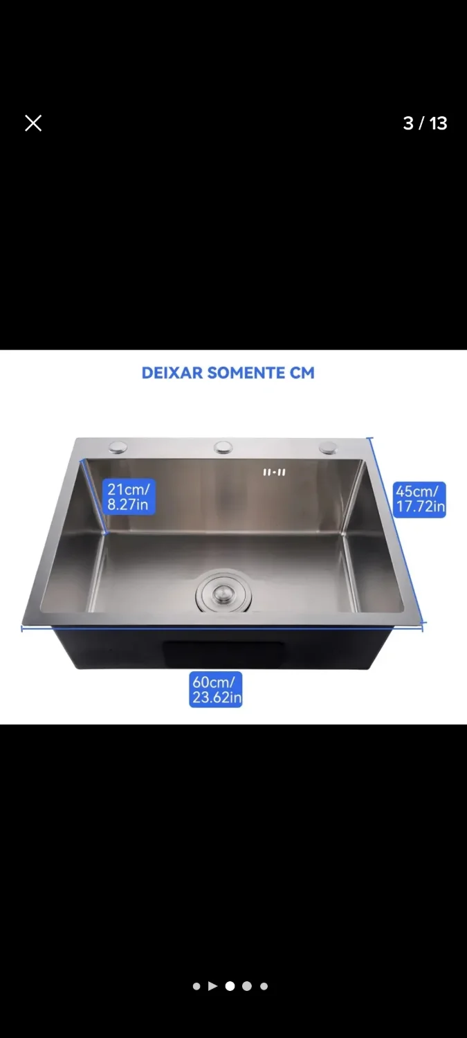 Cuba Inox com Cesto - 1