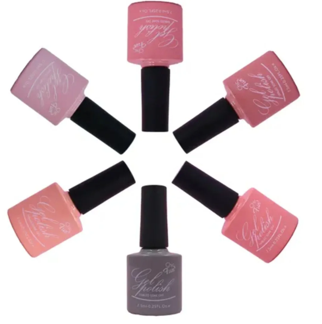 Kit 6 Esmaltes Em Gel Led Uv Unhas Acrigel Com Anvisa - 1