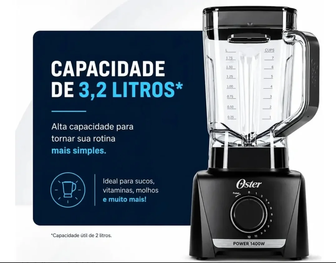 Liquidificador Oster OLIQ610 1400w - 1