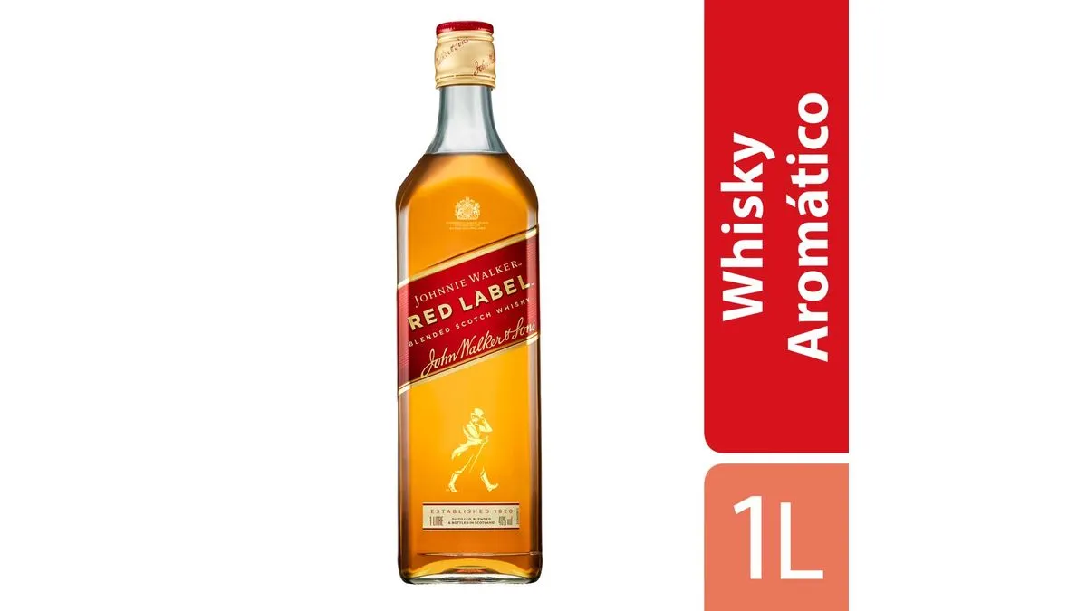 Whisky Johnnie Walker Red Label 1 Litro - 1