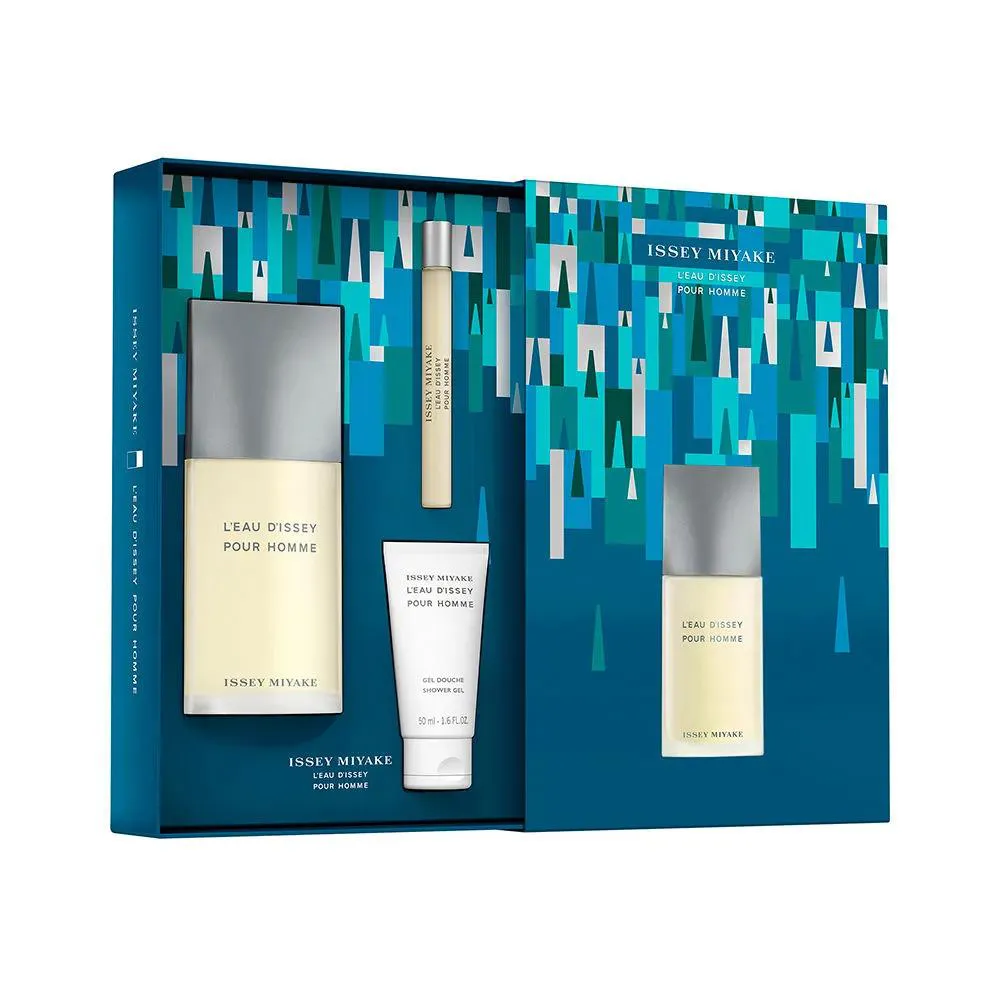 Kit Issey Miyake L’eau D’issey Pour Homme Edt 125ml + Edt 10ml + Shower Gel 50ml - 1
