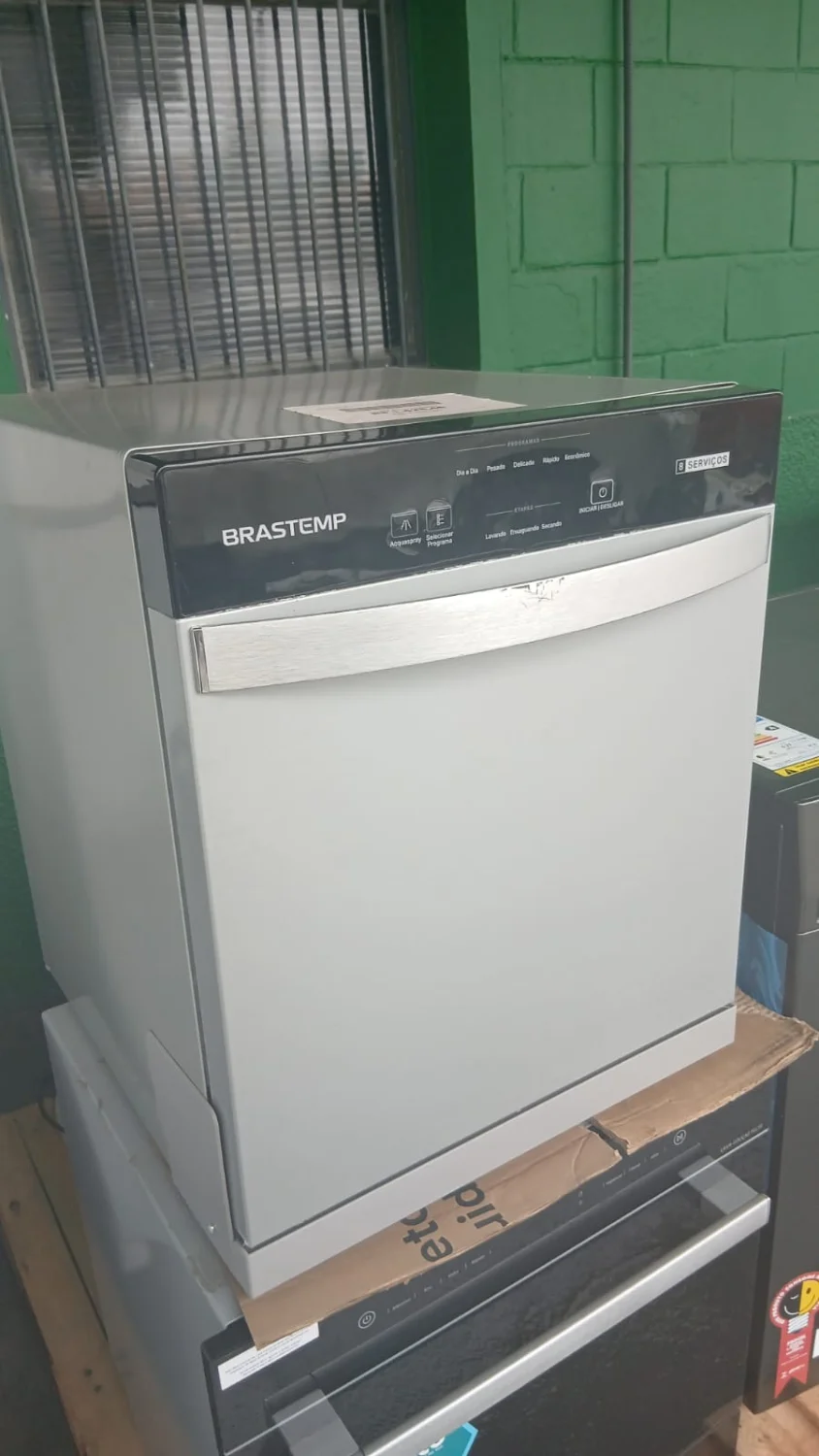 Lava-louças Brastemp 8 Serviços Inox - Blf08bs Prateado 127v - 1