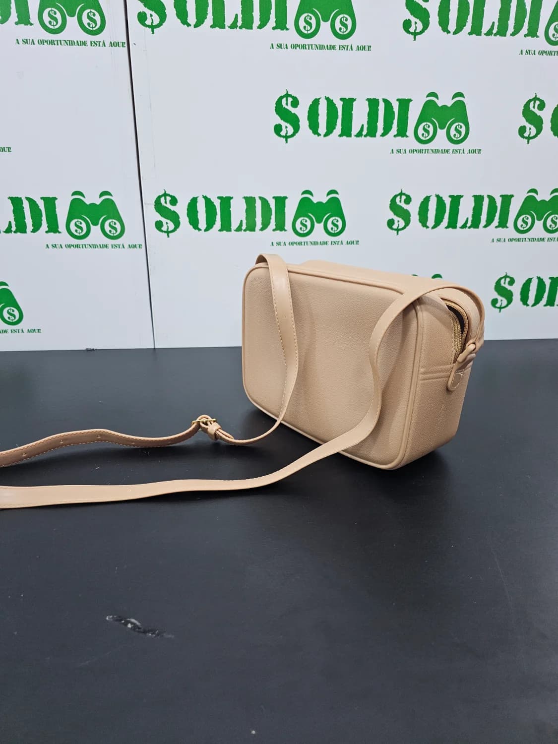 Bolsa Feminina Moleca Transversal Pequena com Bolso Preta - 2