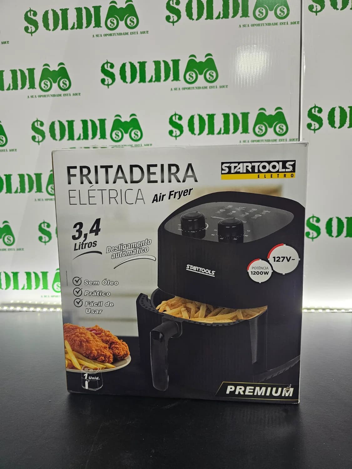 Airfryer Fritadeira Elétrica 1200w 3,4l Startools 127v - 1