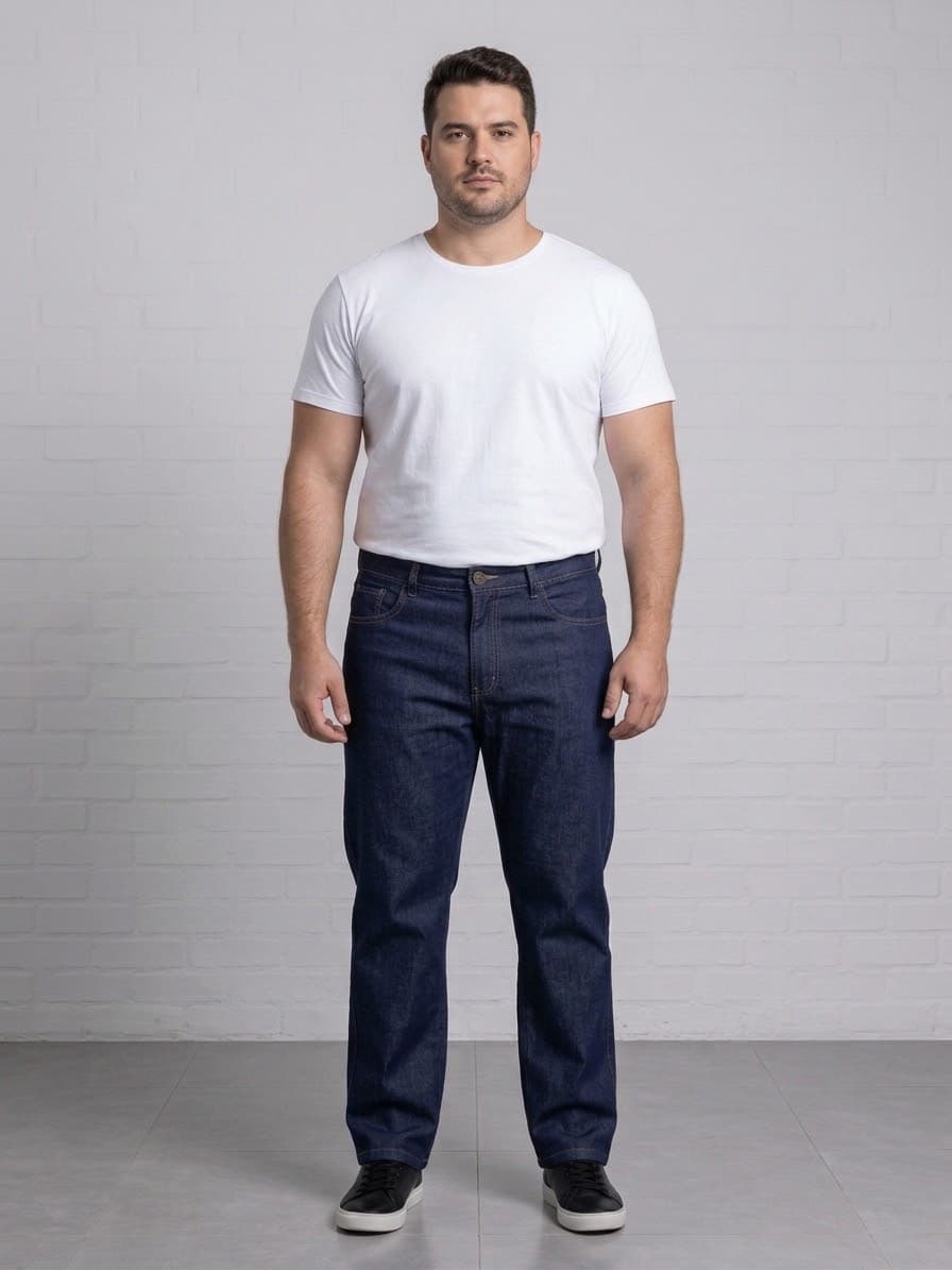 👖 CALÇA JEANS MASCULINA TRADICIONAL 👖 Tamanho disponível: 52 - 1