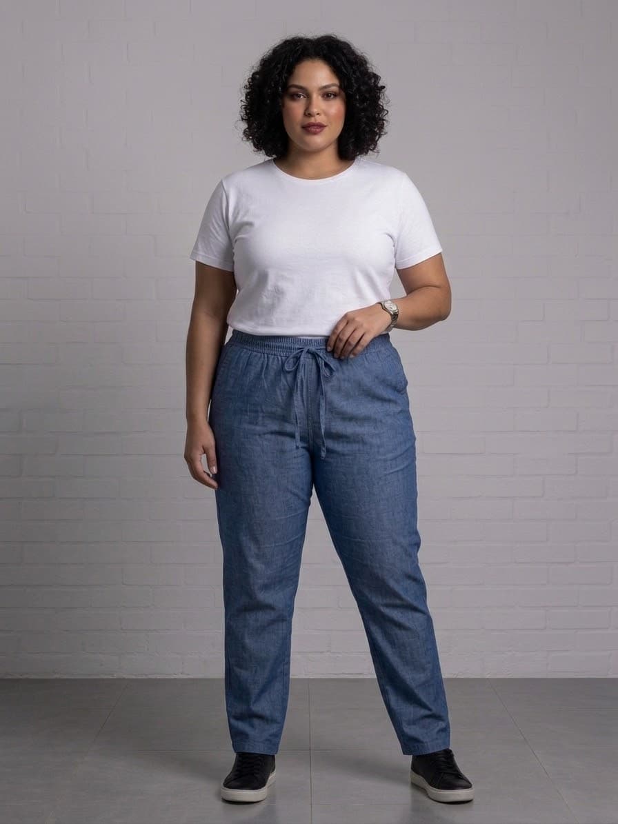 ✨ CALÇA JEANS FEMININA JOGGER / JOGGING - TAMANHO G1 ✨ - 1