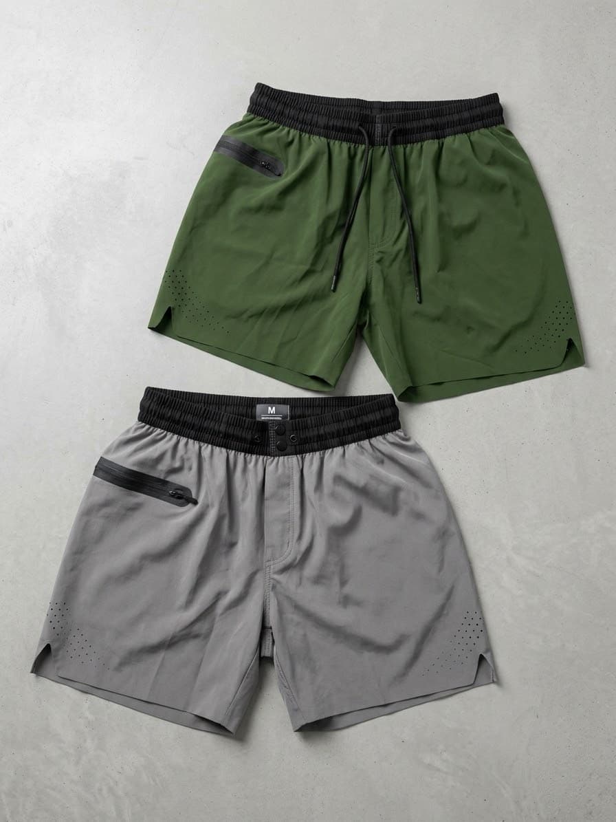 Kit 2 Bermudas Masculinas Esportivas Premium (Secagem Rápida) - Tamanho M Unidades R$70,00 - 1