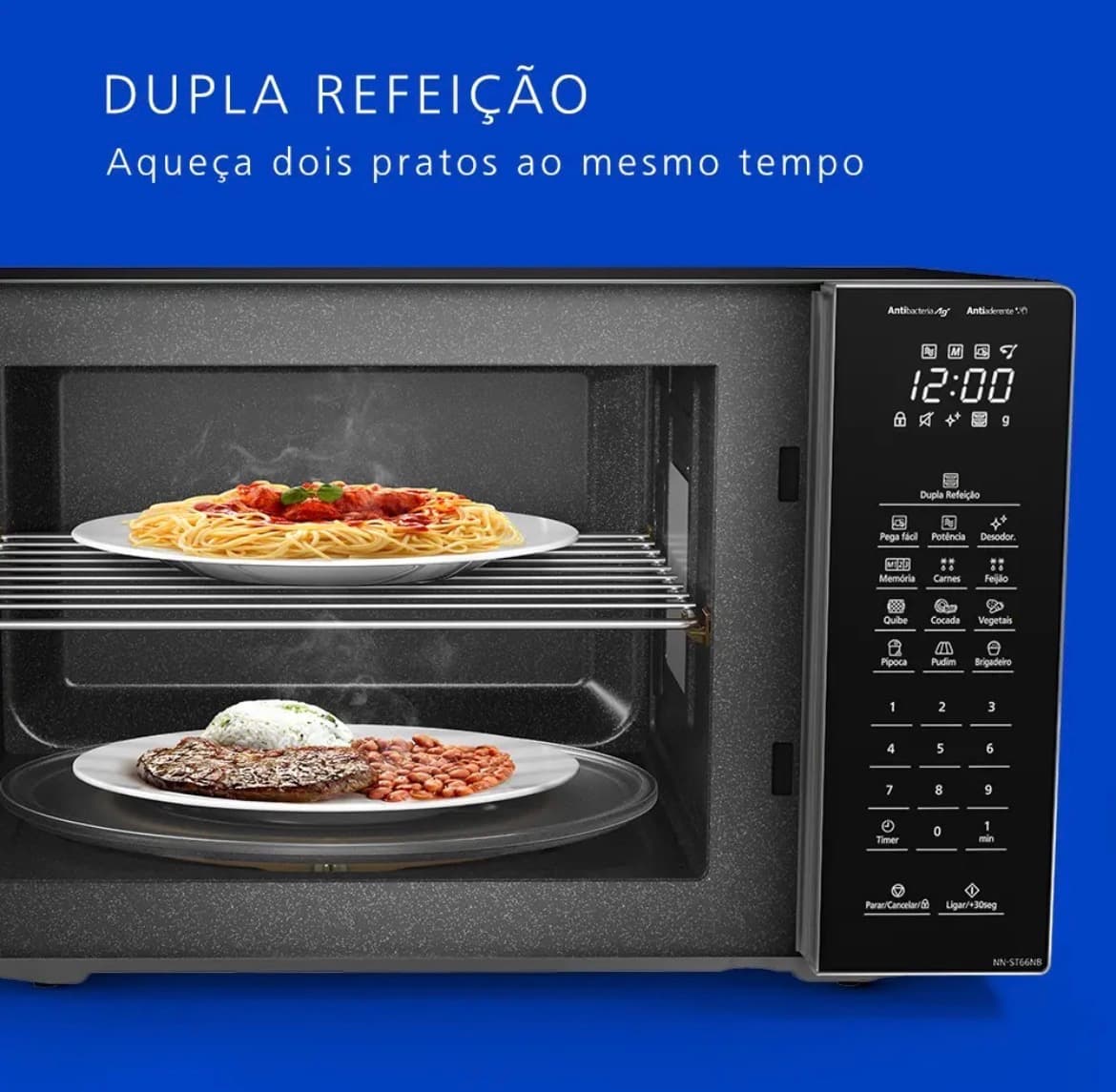 Microondas Panasonic 34 litros com prateleira. - 2