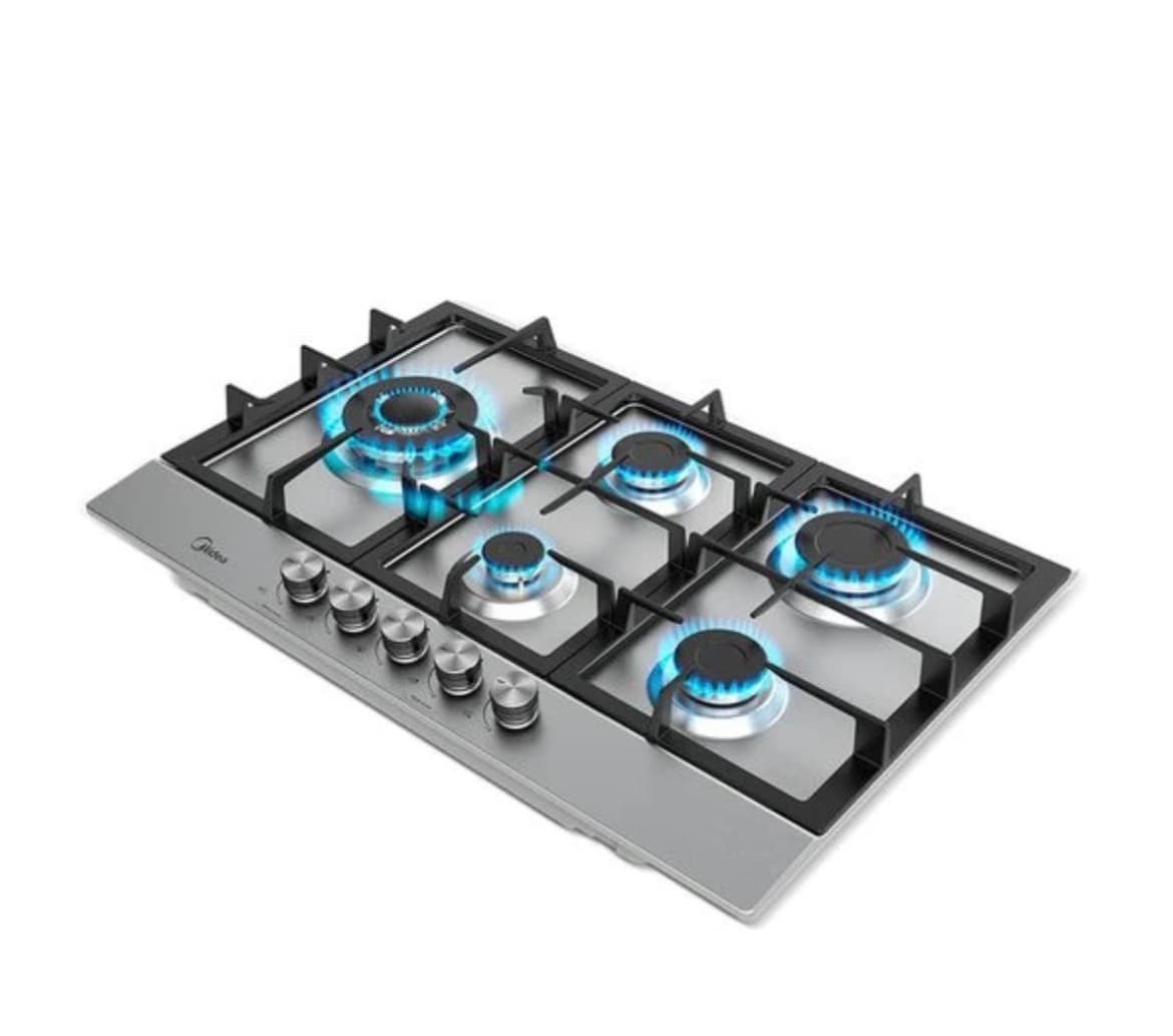 Cooktop CYB5B 5 Bocas a Gás Inox Grade de Ferro Fundido Midea Bivolt - 2