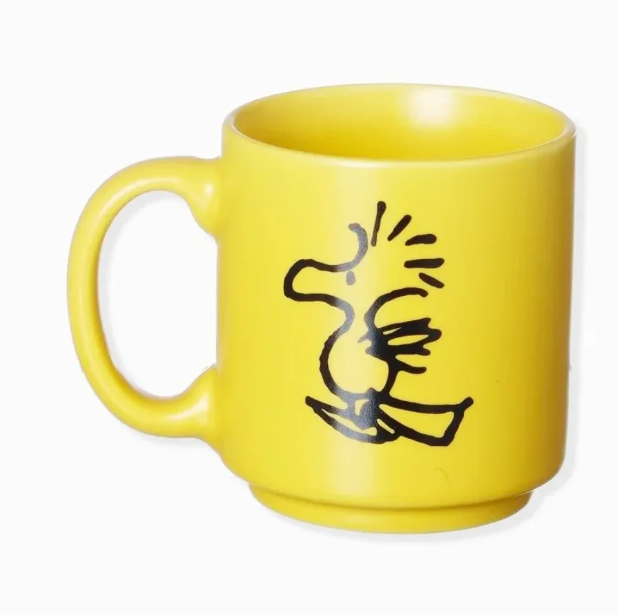 Mini Caneca de Cerâmica Tina - Woodstock - 100ml - 1 unidade - Peanuts Original - Rizzo - 1