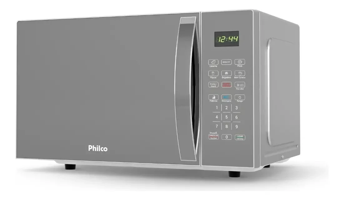 MICRO-ONDAS 33L PHILCO LIMPA FÁCIL 1400W 127V PMO38S - 1