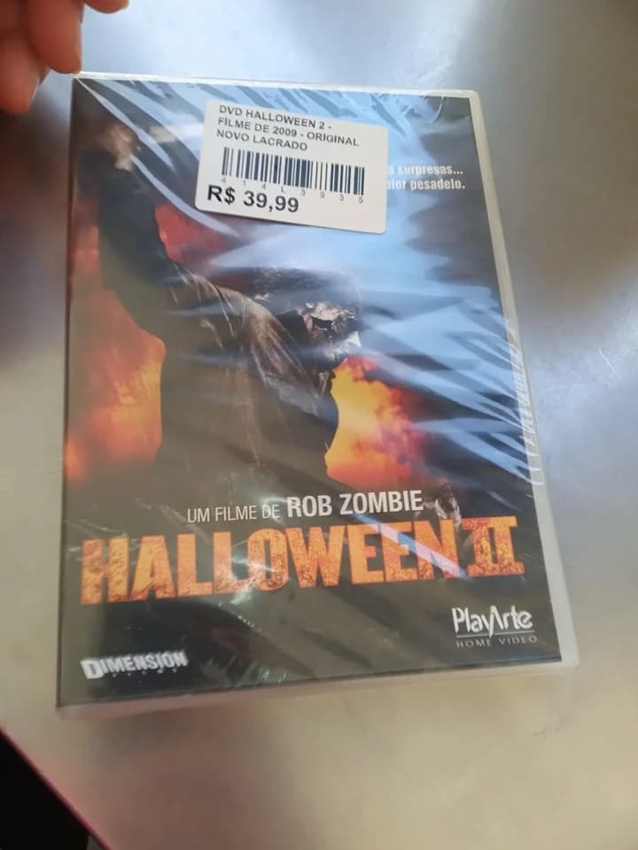 DVD HALLOWEEN 2 - FILME DE 2009 - ORIGINAL NOVO LACRADO - 1