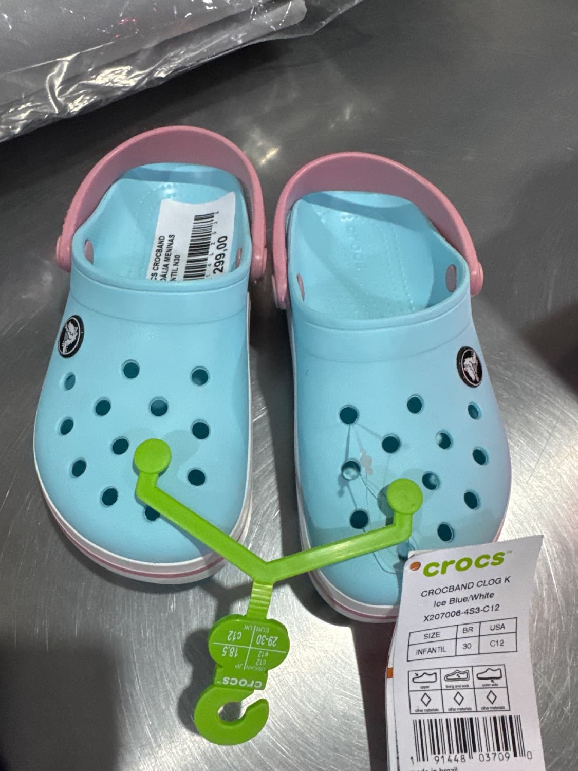 CROCS CROCBAND SANDÁLIA MENINAS INFANTIL N30 - 1