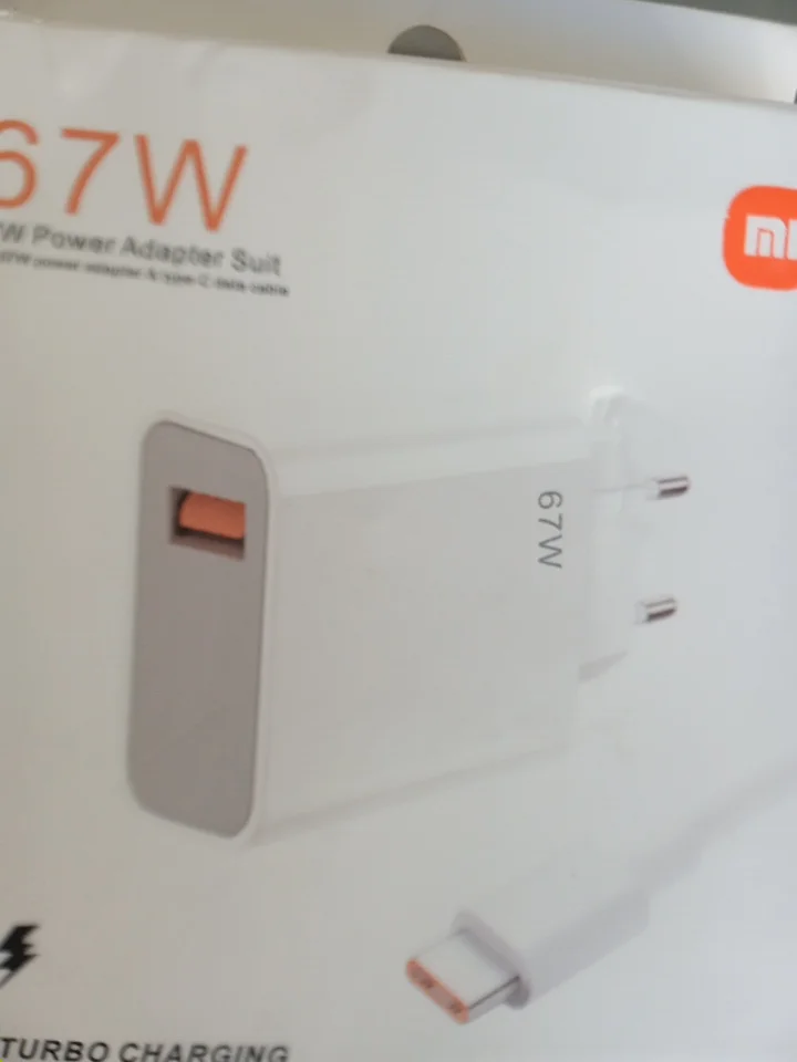 CARREGADOR MI TURBO 45W USB C PARA XIAOMI REDMI 13C 14C PRO BRANCO - 1