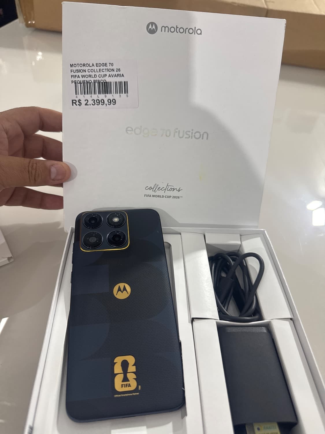 MOTOROLA EDGE 70 FUSION COLLECTION 26 FIFA WORLD CUP AVARIA PEQUENO RISCO - 1