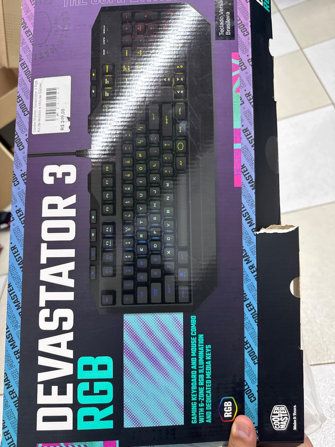 Cooler Master Devastator 3 Rgb Kit de teclado e Mouse Gamer - 1