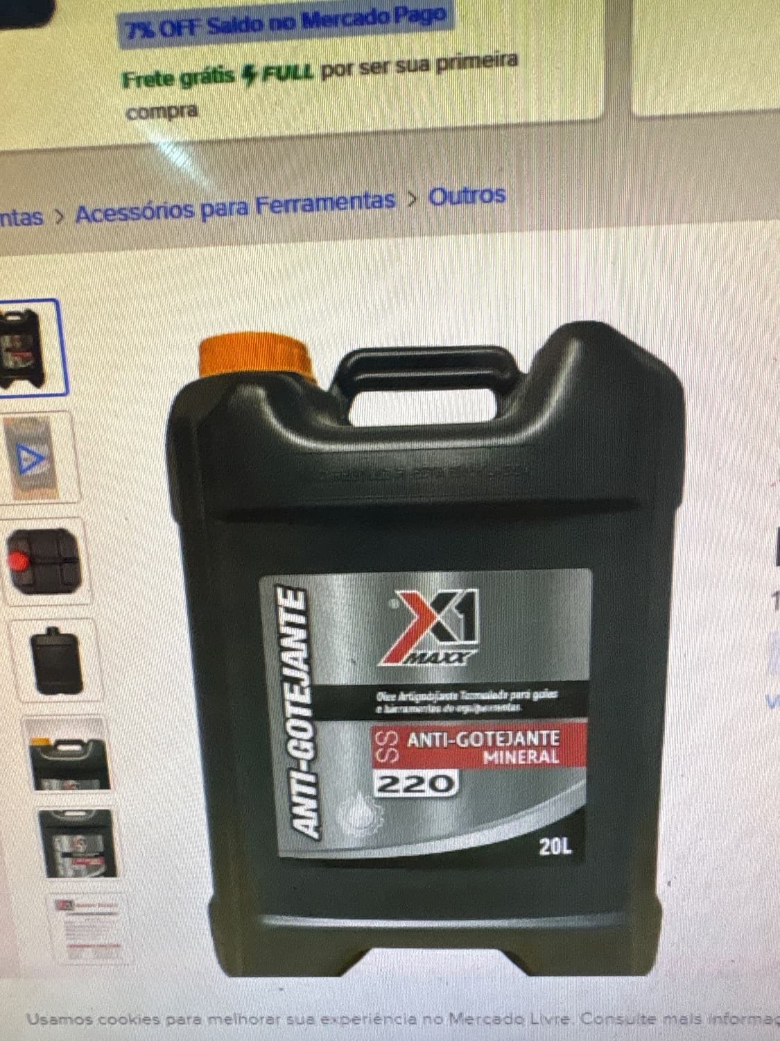FLUIDO LUBRIFICANTE X1 MAXX 220 COM ADITIVO DE PRESSÃO - 1