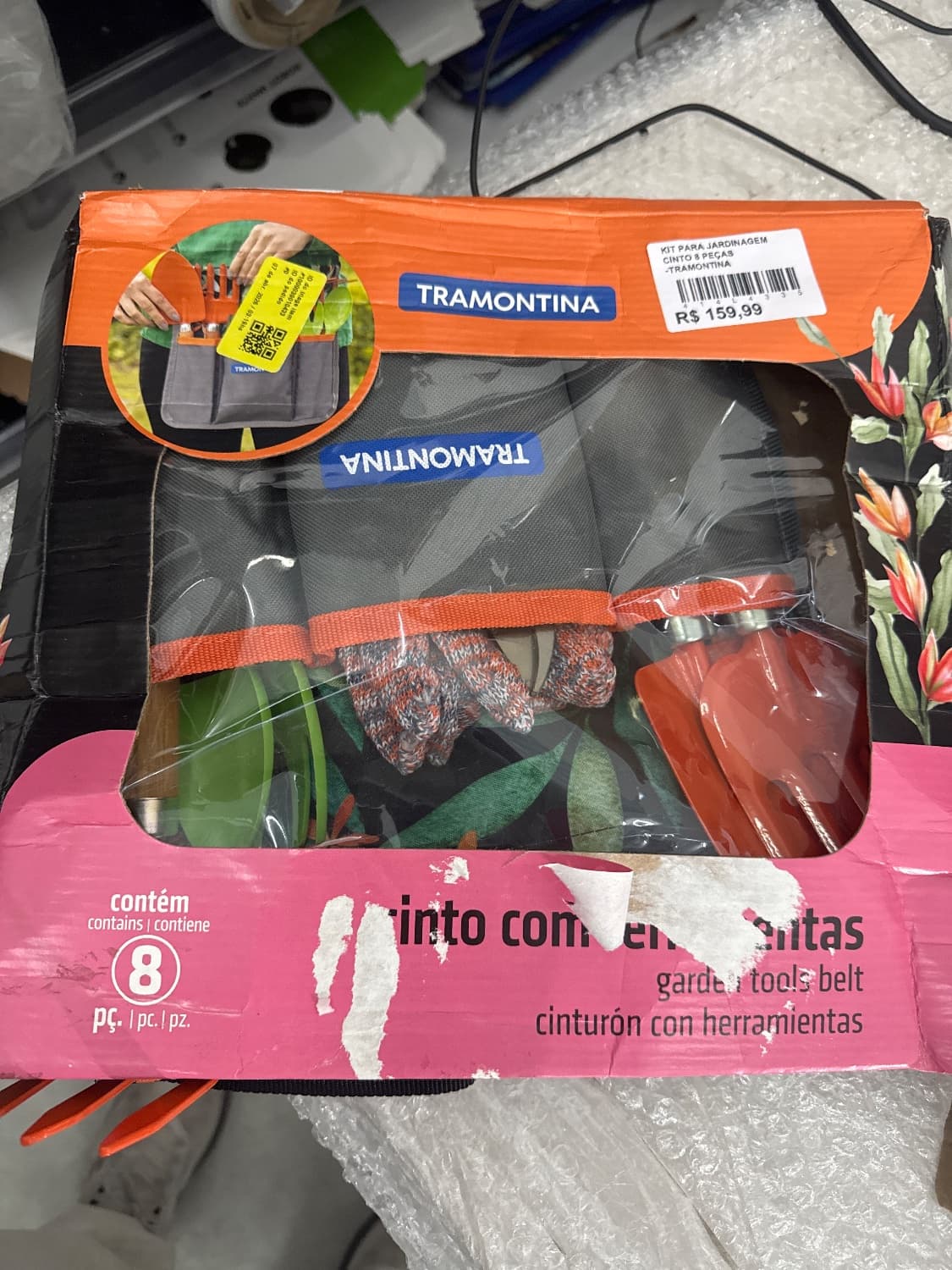 KIT PARA JARDINAGEM CINTO 8 PEÇAS -TRAMONTINA - 1