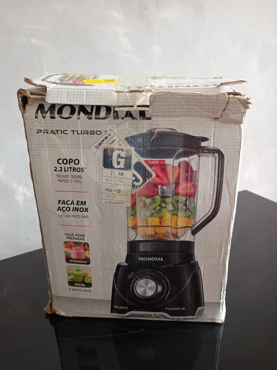 Liquidificador Pratic Turbo III MONDIAL - 5