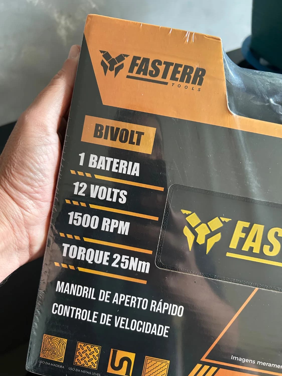 Parafusadeira e Furadeira FASTERR Bivolt - 3