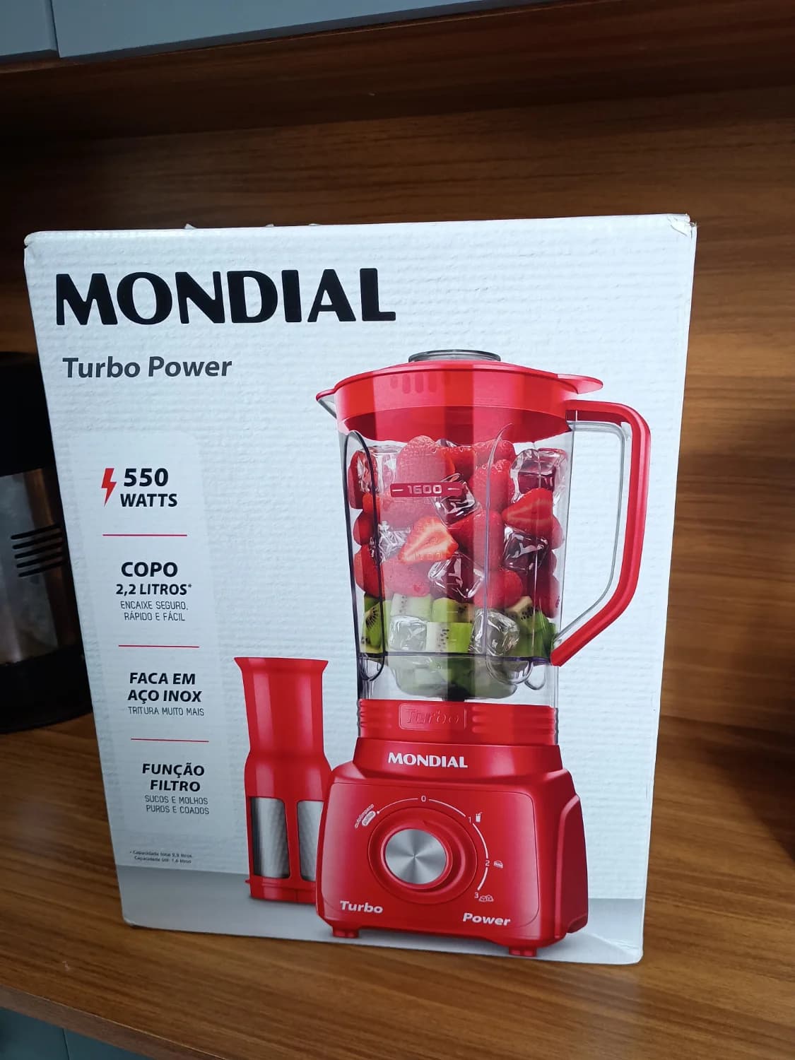 Liquidificador Turbo Power MONDIAL - 1
