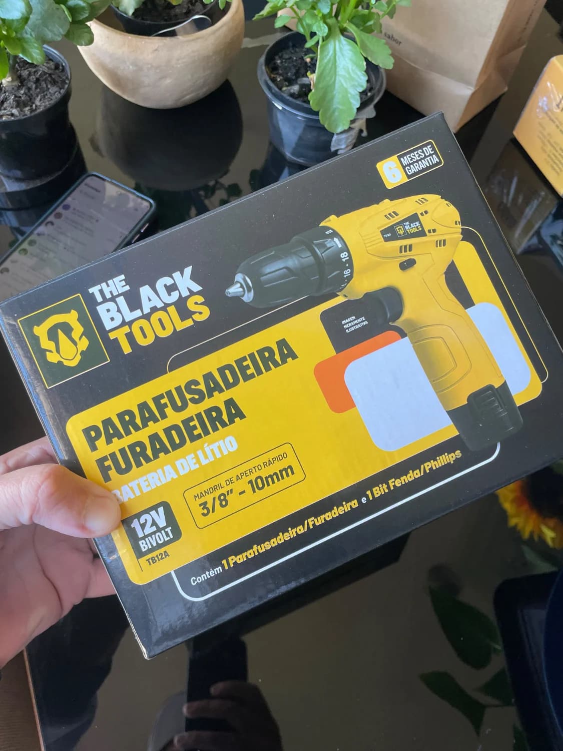 Parafusadeira e Furadeira THE BLACK TOOLS - 1