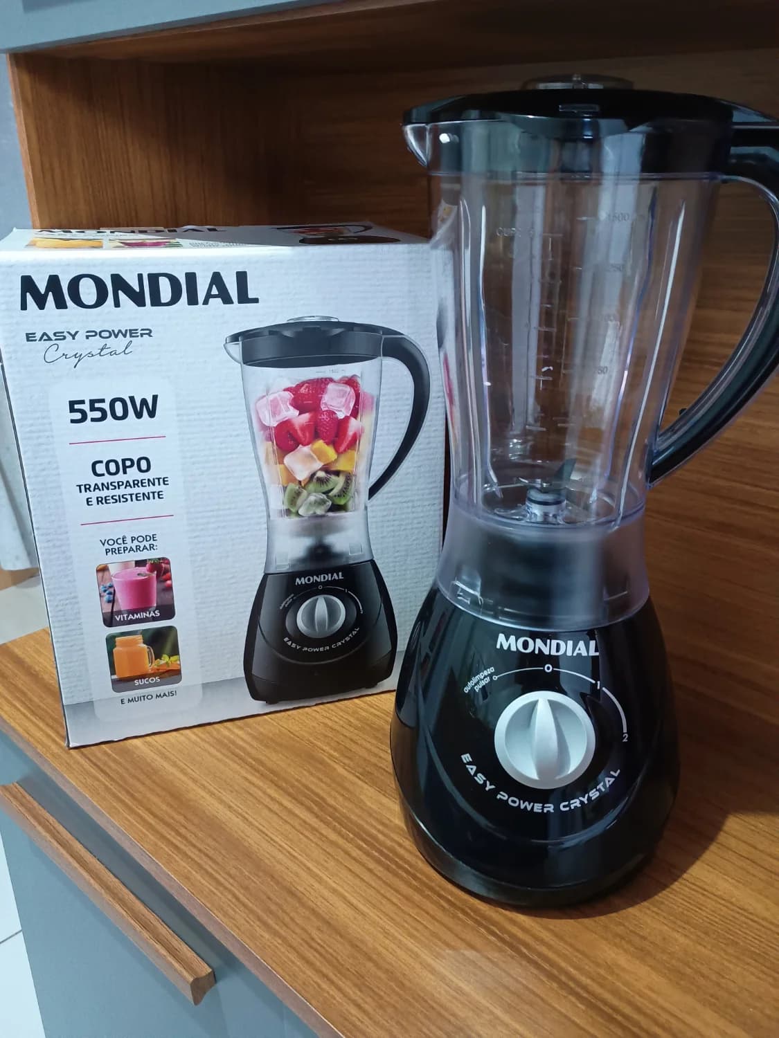Liquidificador Easy Power Crystal MONDIAL - 2