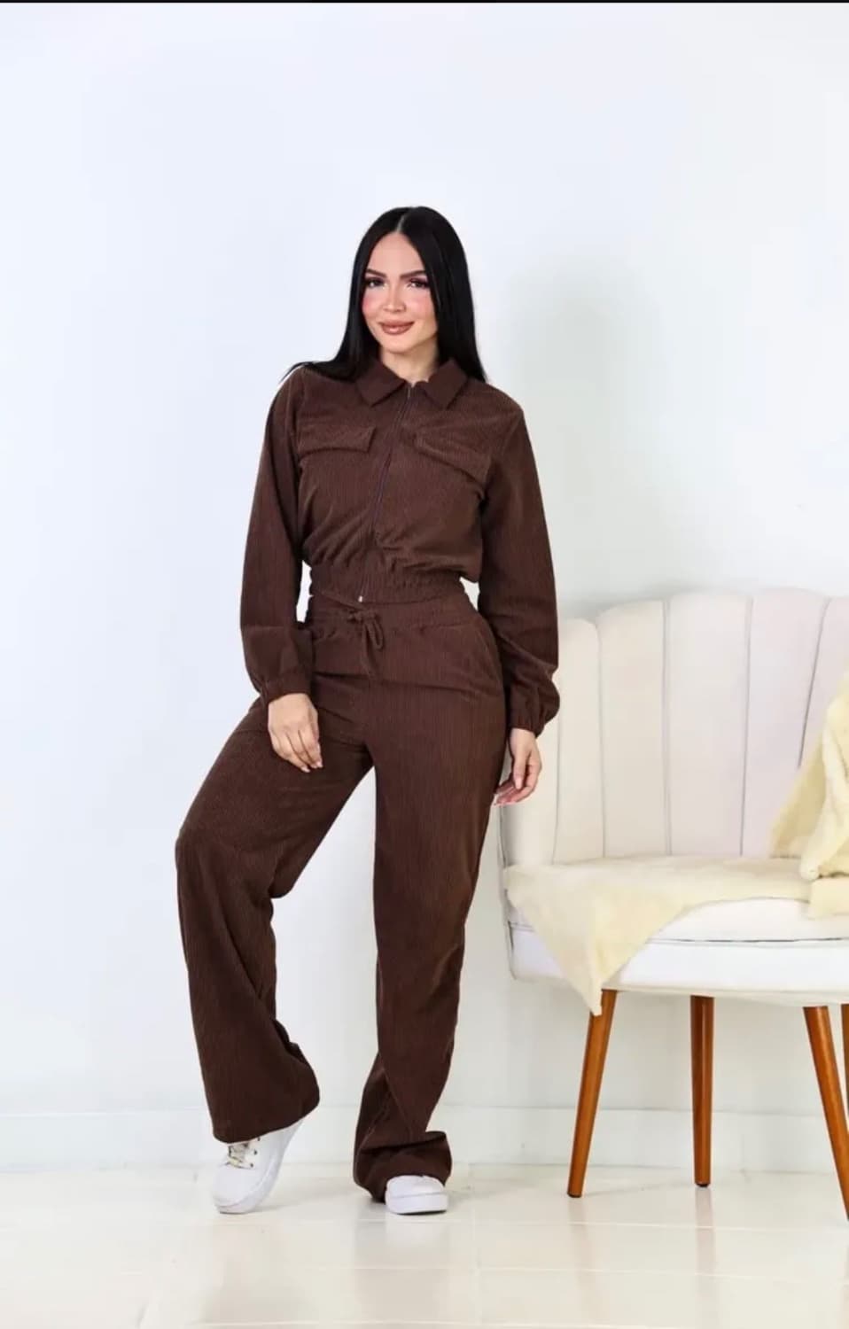 Conjunto em Veludo Cotelê - 1