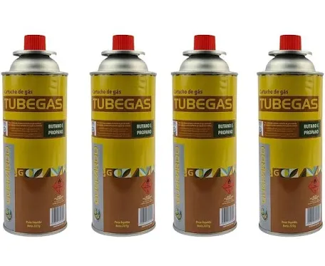 Kit Cartuchos de gás Tubegás Guepardo 227g - 1
