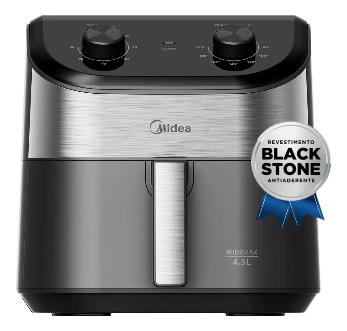 Fritadeira Air Fryer 4,5l Widemax Com Interior De Alumínio 1500w Midea - 1
